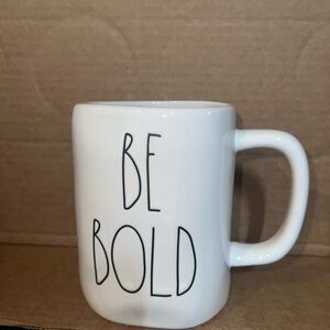 Rae Dunn Cream 'Be Bold' Mug